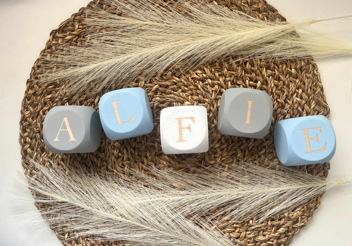 Personalised Wooden Blocks | Nursery Decor